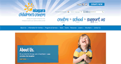 Desktop Screenshot of niagarachildrenscentre.com